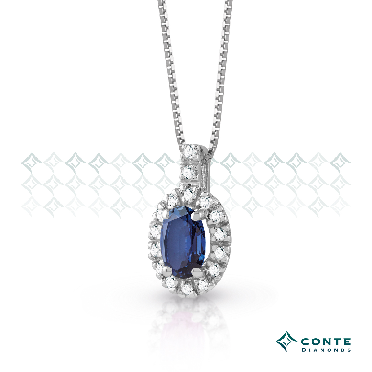 Collana con zaffiro