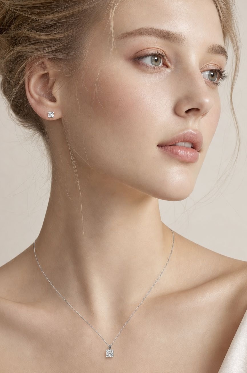 Collezione Gallery di Conte Diamonds: collana, orecchini, parure con diamanti