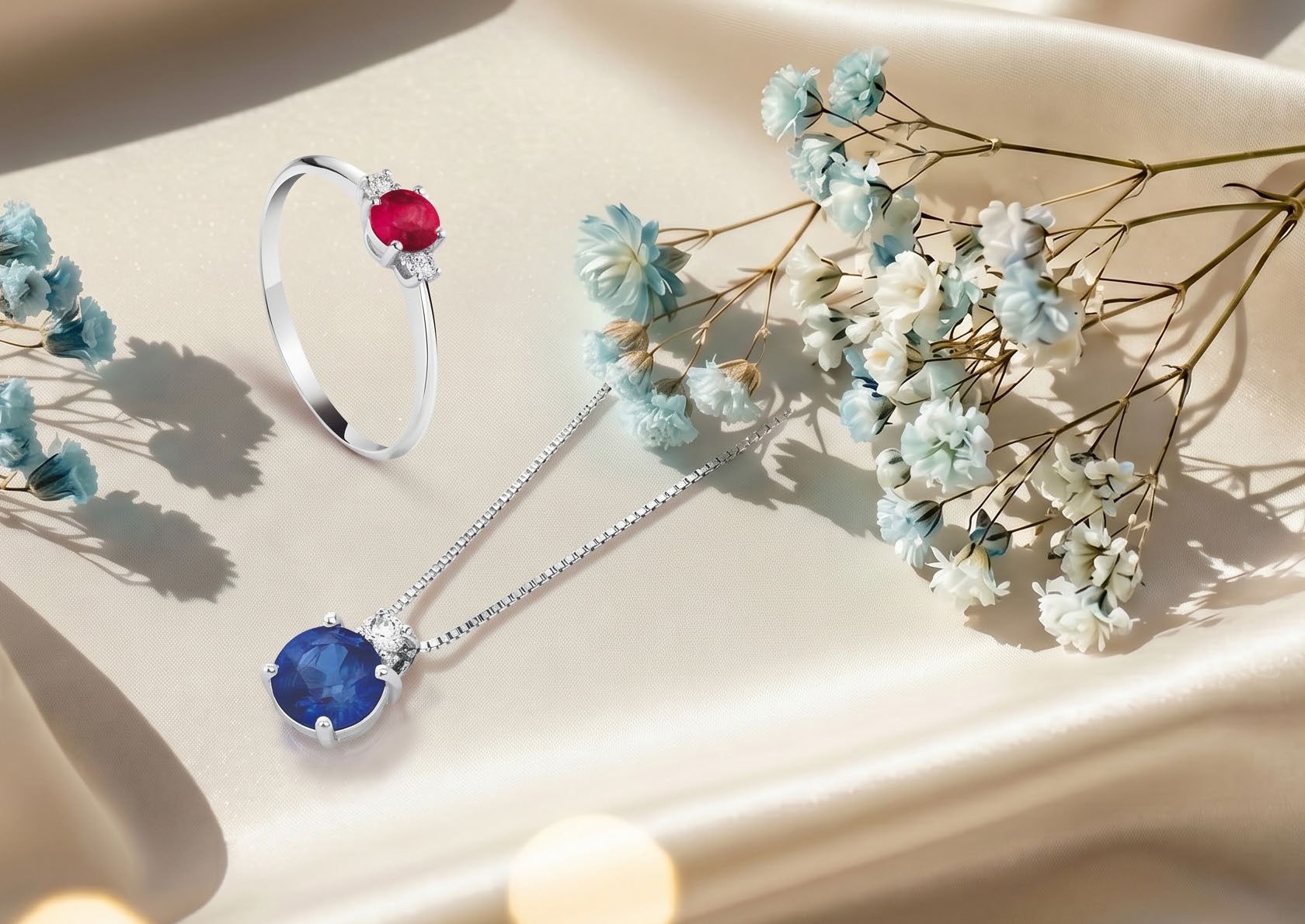 Collezione New Magic di Conte Diamonds: collana, orecchini con diamante